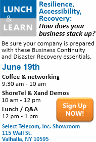 Sign Up for the Next ShoreTel Lunch & Learn!